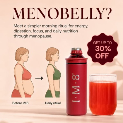 IM8 ad example: Menopause Support