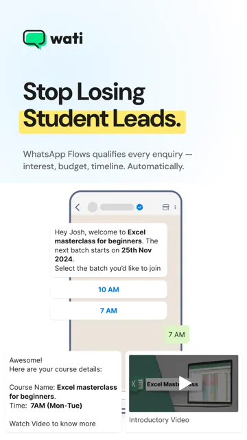 Batch creative — chat mock