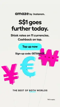 Amaze — currency balloons offer